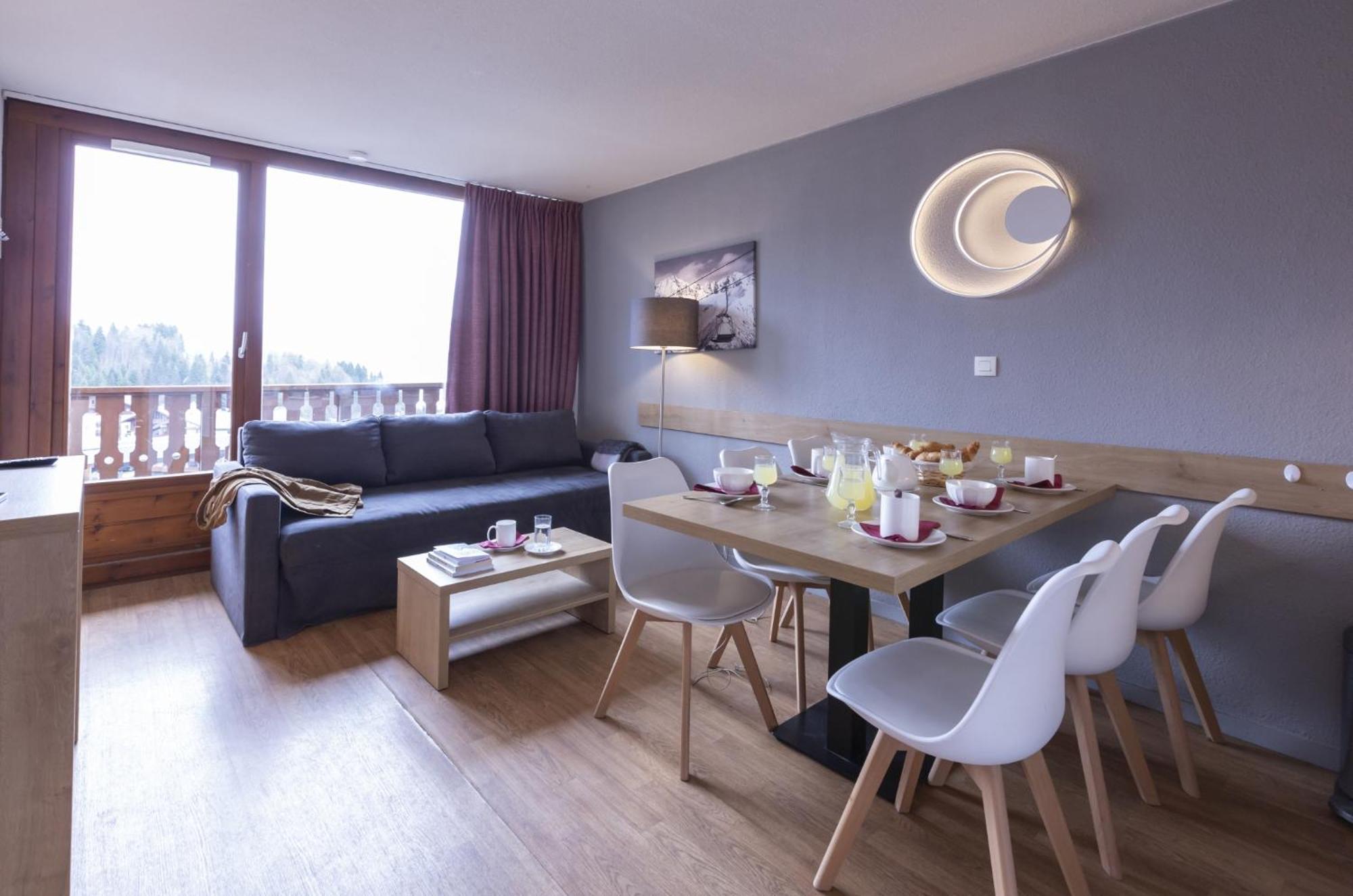 Residence Odalys Le Buet Morillon Buitenkant foto