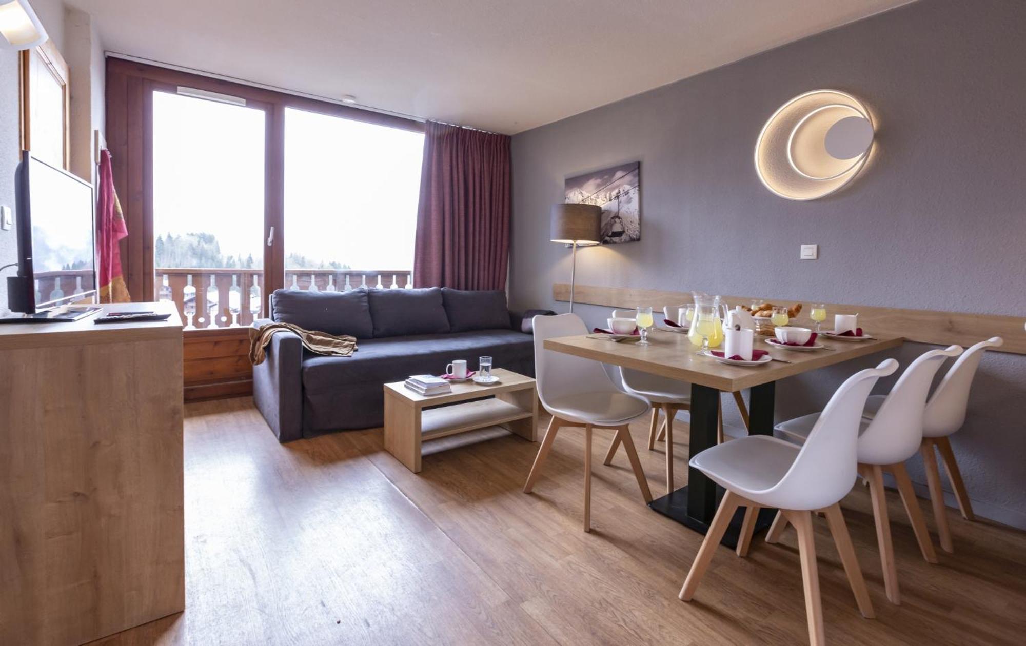 Residence Odalys Le Buet Morillon Buitenkant foto